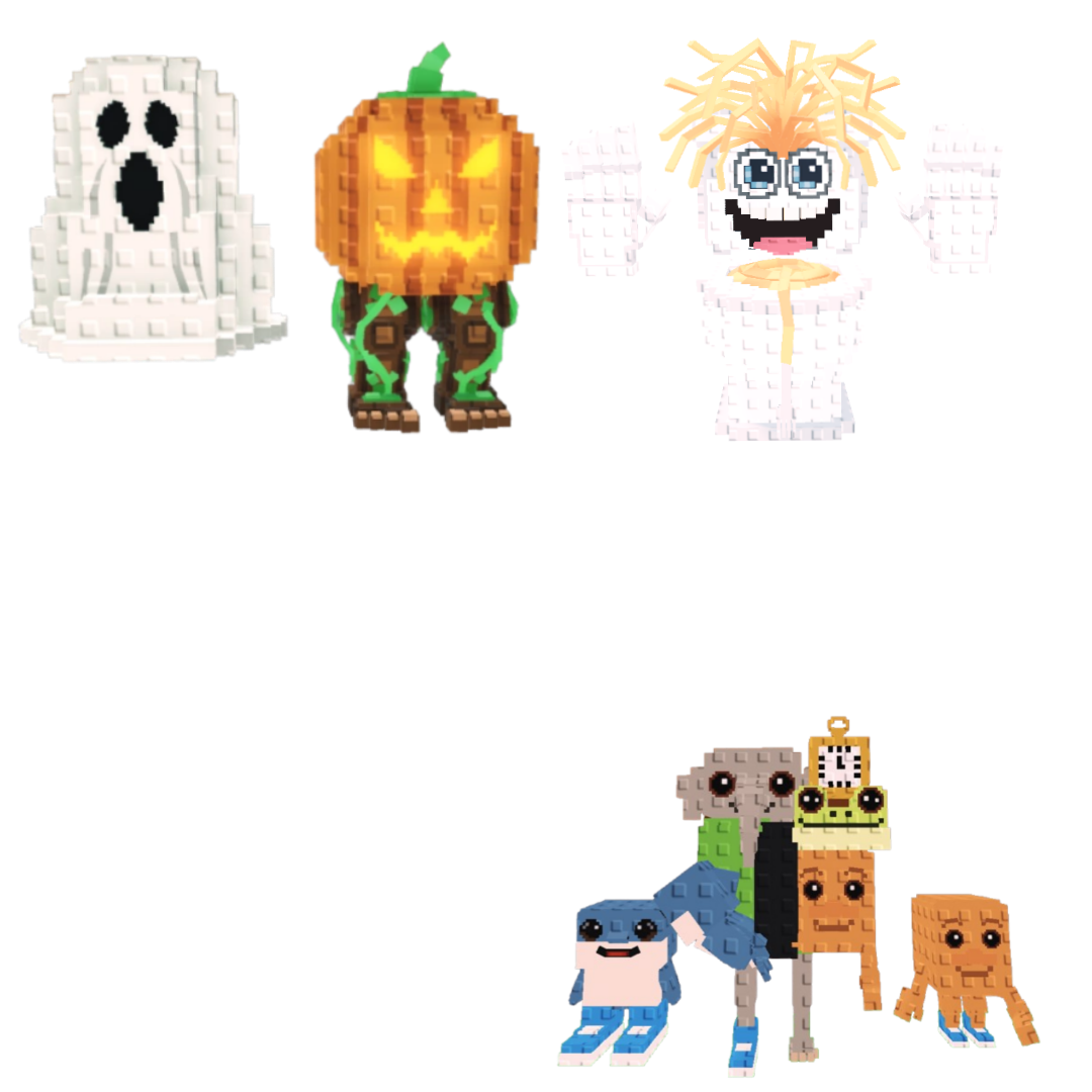 [BUNDLE] - 🎡 1x Spooky And Pumpky 🎡 1x Spaghetti Tualetti 🎡 1x Los Combinasionas