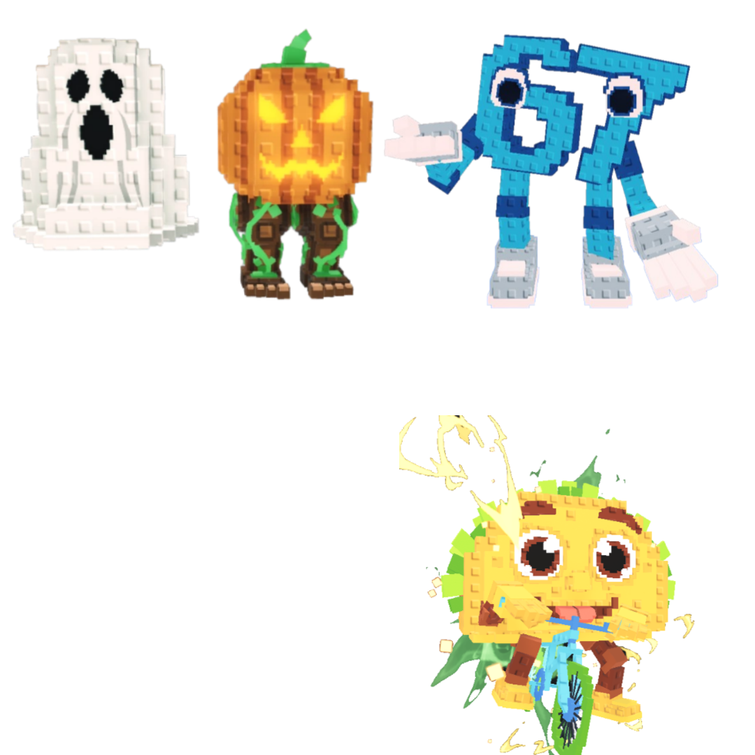 [BUNDLE] - 🚄 1x Spooky And Pumpky 🚄 1x Tacorita Bicicleta 🚄 1x 67 (Six Seven)
