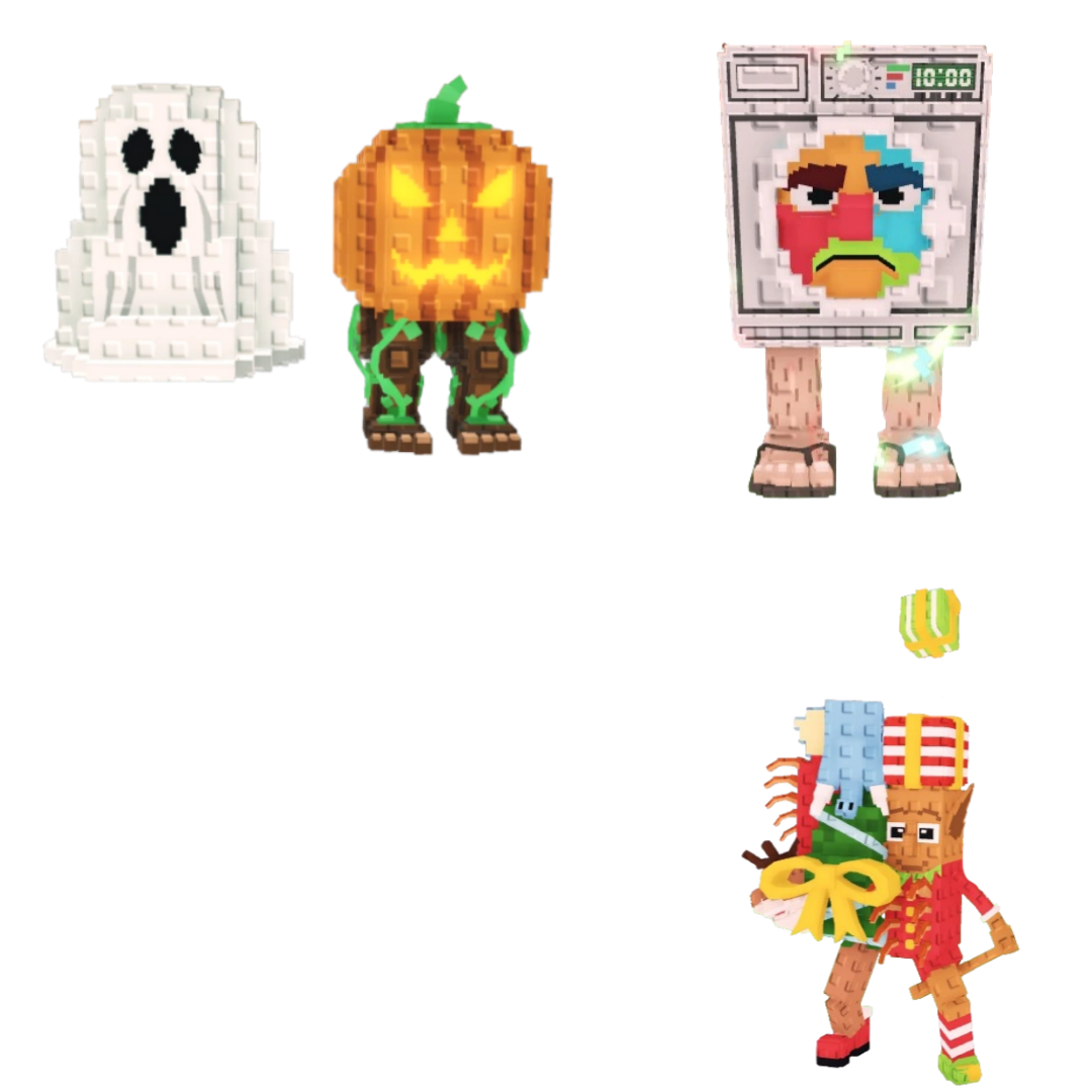 [BUNDLE] - 🌔 1x Spooky And Pumpky 🌔 1x La Jolly Grande 🌔 1x Lavadorito Spinito
