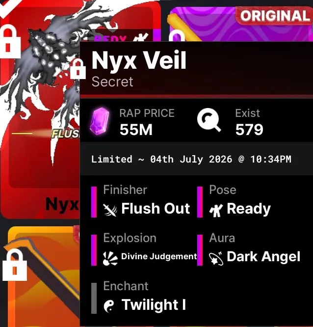 ✧･ﾟ:*✧ Roblox Death Ball: Nyx Veil Item (60M Rap) ✧･ﾟ:*✧ Refresh Your Cart ✧･ﾟ:*✧