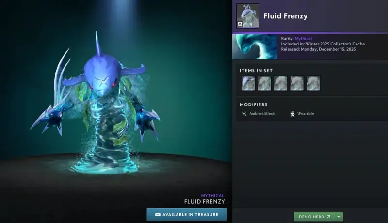 ✧・゚:*✧ Dota 2 Items: Collector's Cache Winter 2025 Fluid Frenzy Set for Morphling ✧・゚:*✧ Stock Meltdown ✧・゚:*✧
