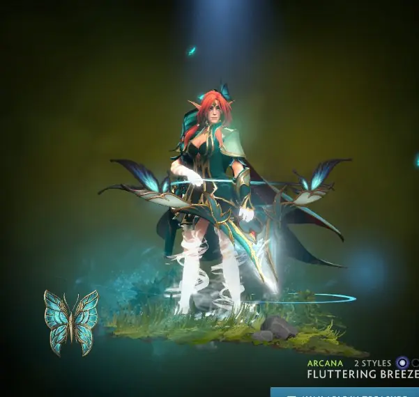 ✧･ﾟ:*✧ Dota 2 Items: Fluttering Breeze Set + Arcana for Windranger ✧･ﾟ:*✧ Seriously. Just Buy. ✧･ﾟ:*✧