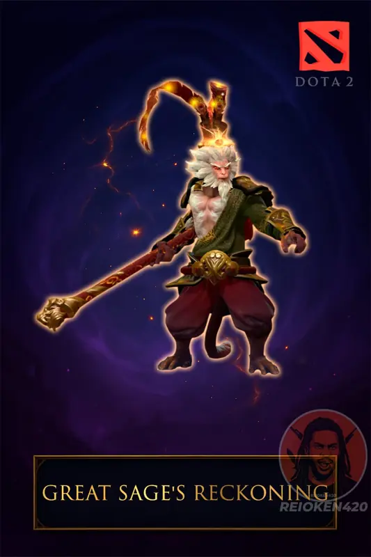 ✧･ﾟ:*✧ Dota 2 Items: Great Sage's Reckoning Arcana for Monkey King ✧･ﾟ:*✧ This is Practically Free ✧･ﾟ:*✧