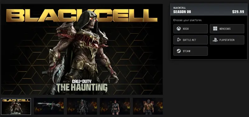 ✧・゚:*✧ Call of Duty: Black Ops 6 / Warzone Season 6 Bundle (1100 CP) ✧・゚:*✧ Offer Valid Now ✧・゚:*✧