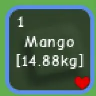 ✧・゚:*✧ Roblox Grow a Garden: Mango 14.88Kg ✧・゚:*✧ Blink and It’s Gone ✧・゚:*✧