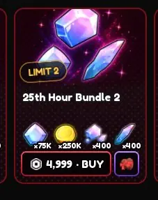 ✧・゚:*✧ Roblox Anime Vanguards: Any Bundle Worth 4999 Robux Gamepass Gift ✧・゚:*✧ New Account, New Era ✧・゚:*✧