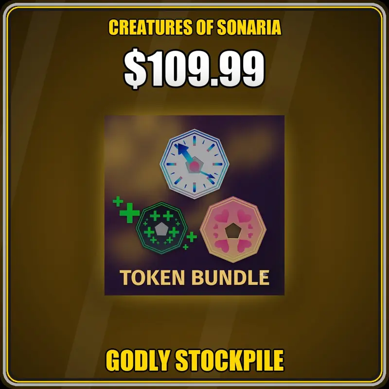 ✧･ﾟ:*✧ Roblox Creatures of Sonaria Godly Stockpile Bundle ✧･ﾟ:*✧ Stock Is Vanishing! ✧･ﾟ:*✧