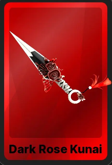 ✧･ﾟ:*✧ Roblox Death Ball Dark Rose Kunai Secret Sword ✧･ﾟ:*✧ Steal it Now ✧･ﾟ:*✧