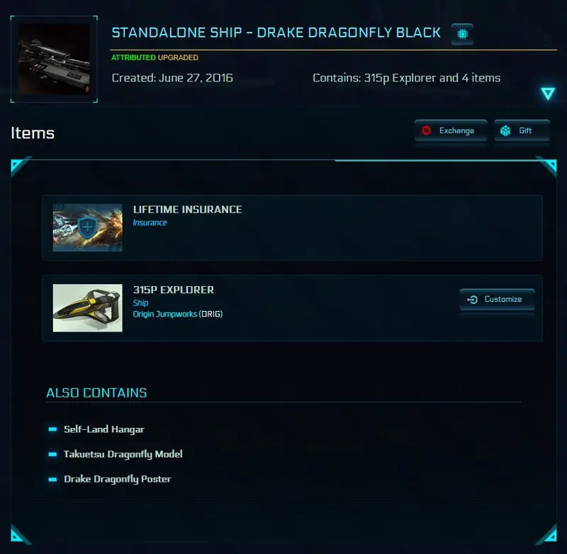 ✧・゚:*✧ Star Citizen Items: 315p Explorer Ship with Lifetime Insurance (LTI) ✧・゚:*✧ Offer alert ✧・゚:*✧