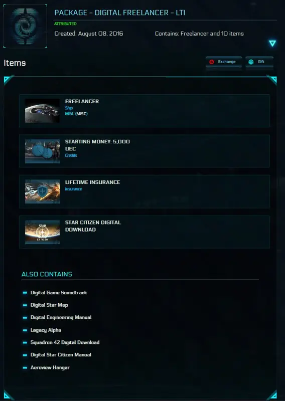 ✧・゚:*✧ Star Citizen Items: MISC Freelancer LTI Game Package (Original Concept) ✧・゚:*✧ Your Next-Level Awaits ✧・゚:*✧