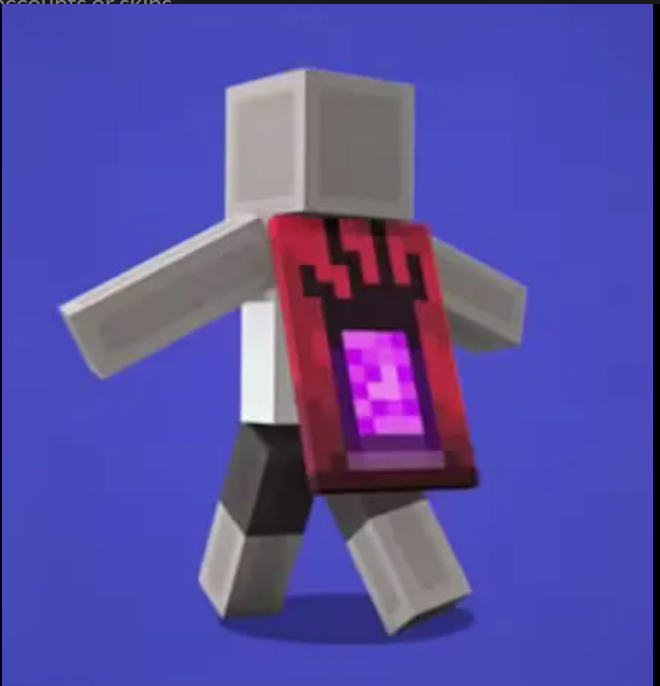 ⚡ Minecraft TIKTOK Menace Cape Digital Code ⚡ JAVA&BEDROCK⚡INSTANT SEND⚡