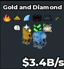 BS10000 3.4B Gold Or Diamond