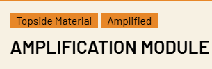 Amplification Module 1/2/3/4/5