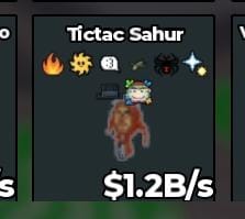 BS10030 Tictac Sahur 1.2B/s