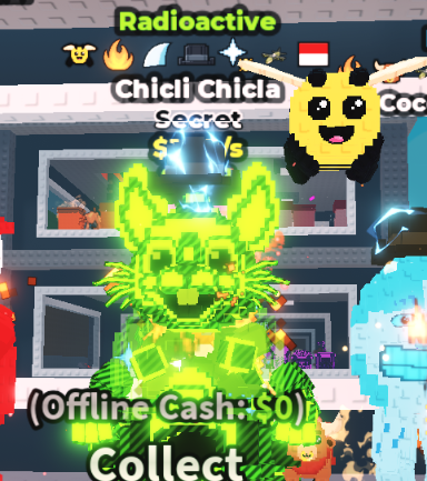 RADIOACTIVE CHICLI CHICLA 1.5B/S (BEE +6 TRAITS) – STEAL A BRAINROT – FAST DELIVERY & TRUSTED #G4WK9H