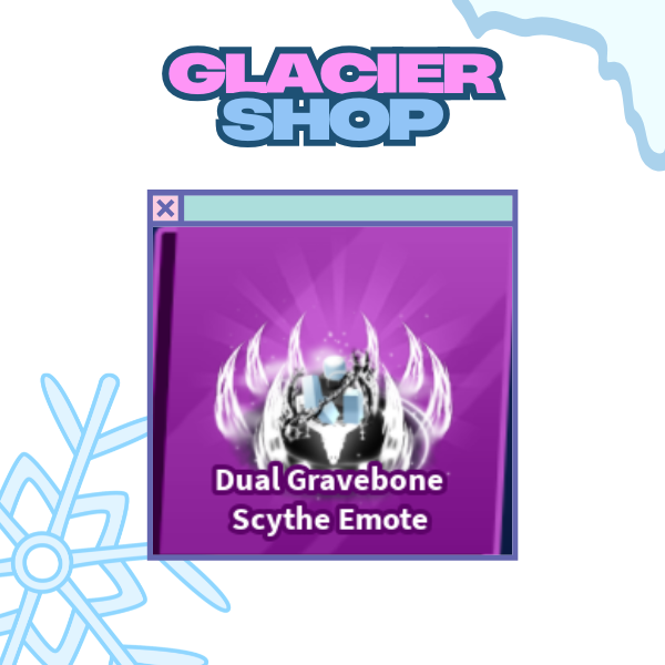 Dual Gravebone Scythe Emote ( Limited )