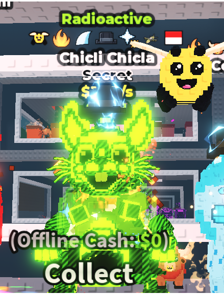 RADIOACTIVE CHICLI CHICLA 1.5B/S (BEE +6 TRAITS) – STEAL A BRAINROT – FAST DELIVERY & TRUSTED #G4WK9H