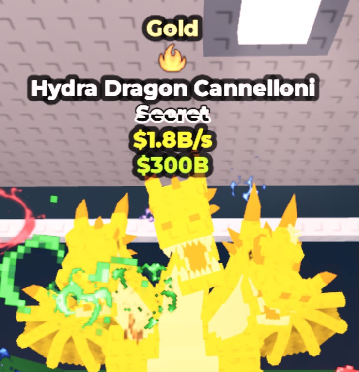 BS10048 Hydra Dragon Cannelloni 1.8B/s Gold
