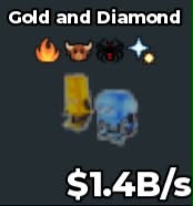 BS10070 Gold And Diamond 1.4B/s