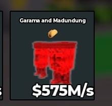 BS10093 Garama Cursed 575M/s