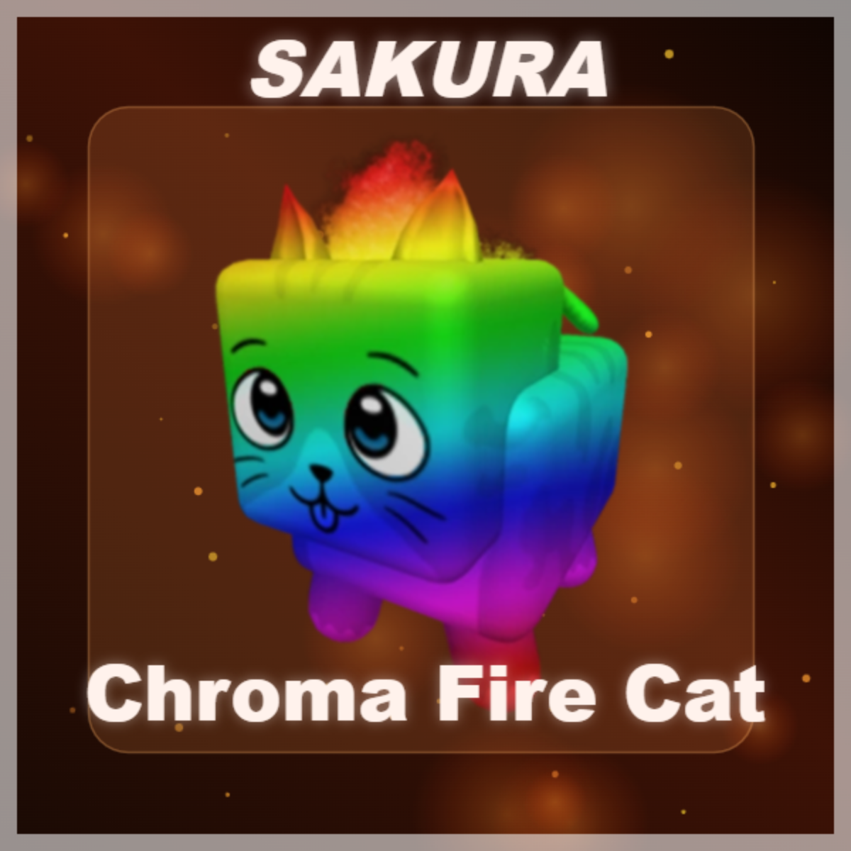 ⭐ Chroma Fire Cat ⭐