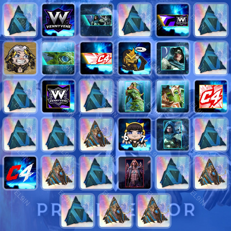✅ Twitch Drops 🌌 Aegis of Dawn Drops ⚔️ 🧙‍♂️ Predecessor [Total 33 Items]