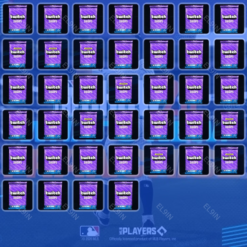 ⚡️ Twitch Drops 🌐 Drops for All 💜 MLB The Show 26 [Total 39 Items]
