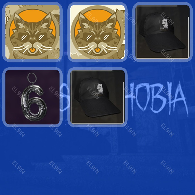 💜 Twitch Drops 🌐 Kinetic Publishing Hat 💜 Phasmophobia [Total 5 Items]