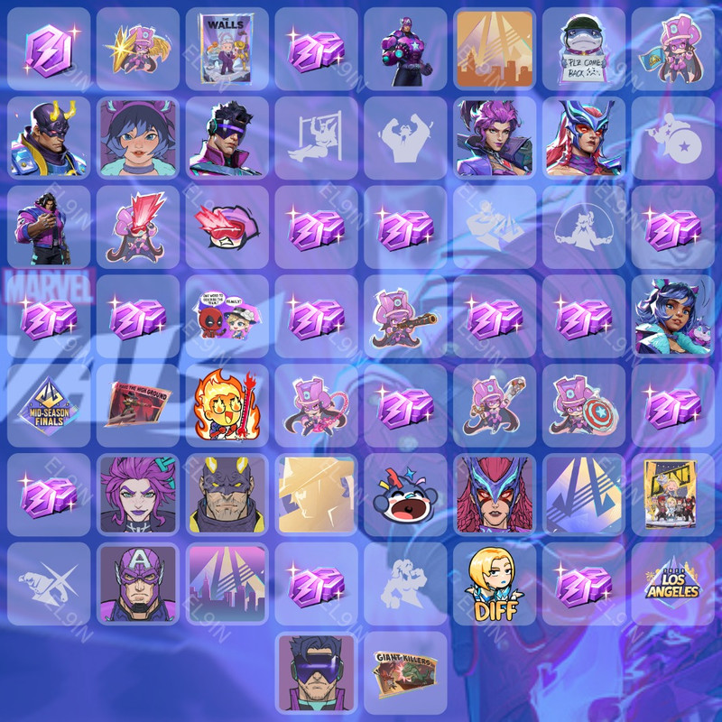 💜 Twitch Drops ✅ Season 10 Twitch Drops 💎 Marvel Rivals [Total 58 Items]