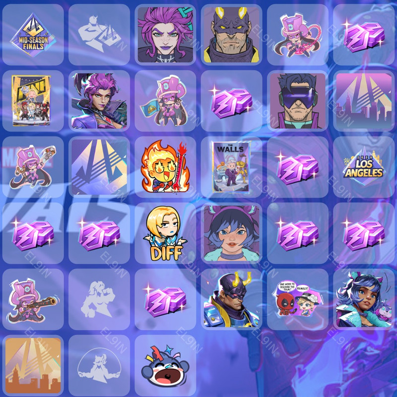 🌌 Twitch Drops 💎 Ignite MSF 2026 Day 2 👑 Marvel Rivals [Total 33 Items]