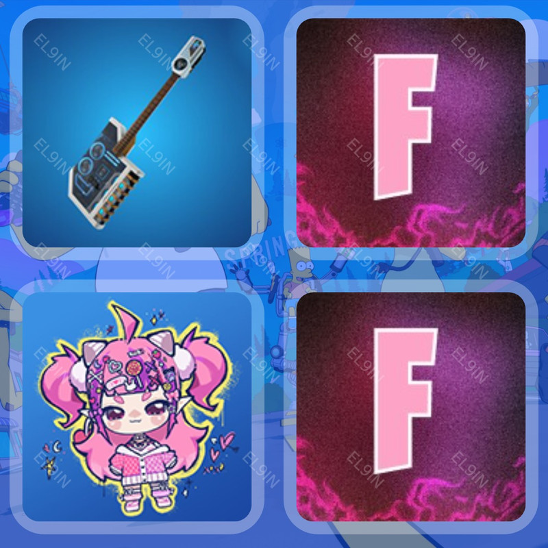 💎 Twitch Drops 💜 Ironmouse x Fortnite  ITLY ✅ Fortnite [Total 4 Items]