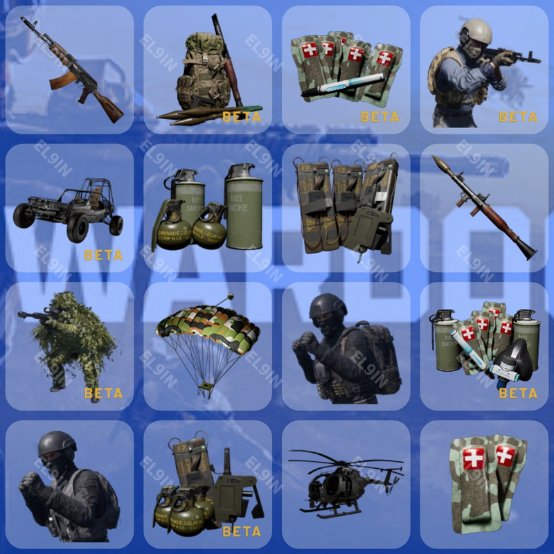 🧨 Twitch Drops 🧨 Early Access 0.1 💜 WARDOGS [Total 16 Items]