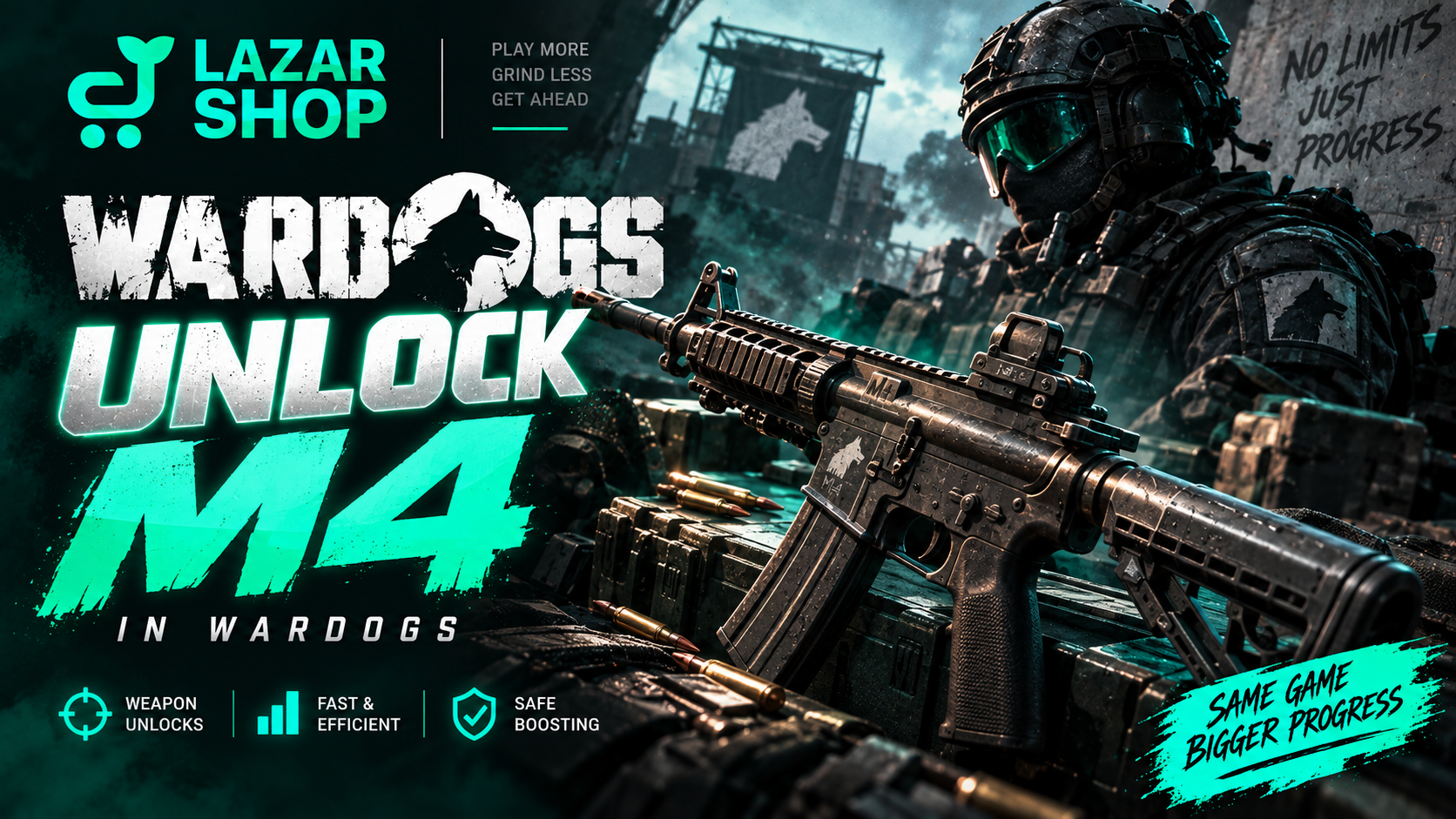 💥 Unlock M4 | Level 20 Assault Class | Wardogs | 100% Safe ⭐️ DM For custom orders