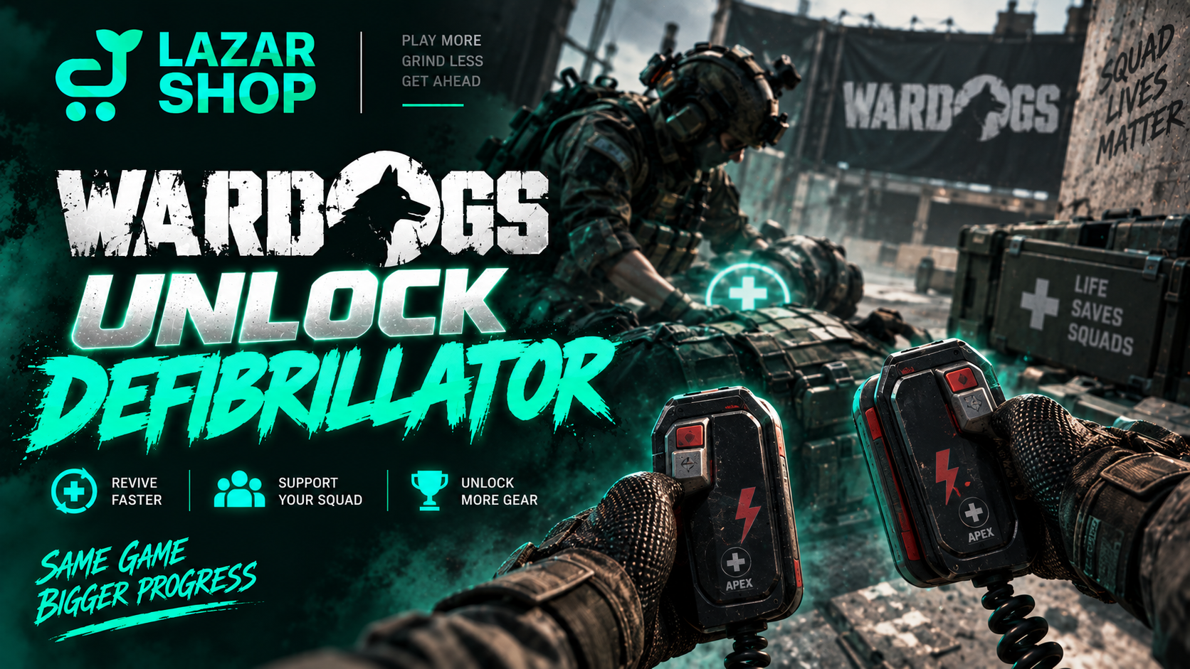 💥 Unlock Defibrillator | Level 11 Medic Class | Wardogs | 100% Safe ⭐️ DM For custom orders