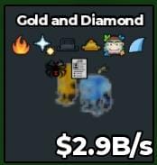 BS10270 Gold and Diamond 2.9B/s with 9 Trait 🔥