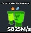 BS10313 Garama and Madungdung Radioaktive 825M/s