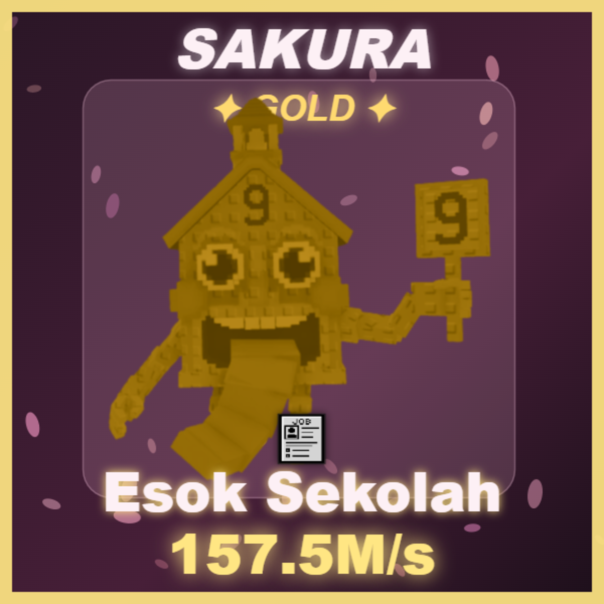 🔥 Esok Sekolah 🔥 157.5M/s 🔥 Gold 🔥