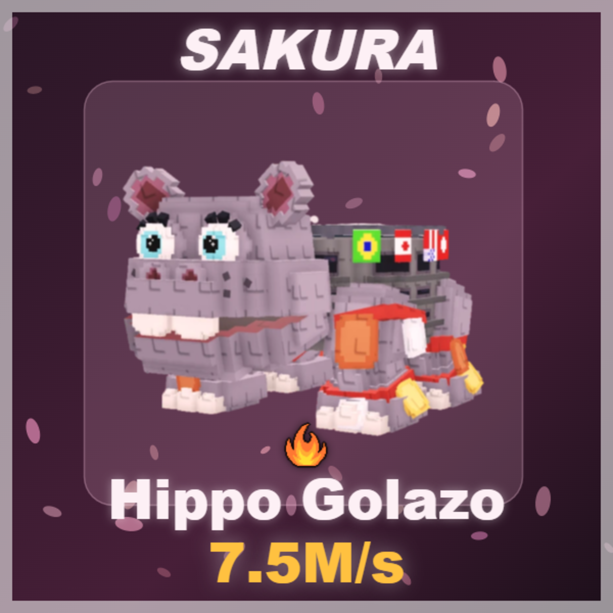 🔥 Hippo Golazo 🔥 7.5M/s 🔥