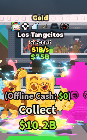 GOLD LOS TANGCITOS 1B/S (SOCCER + 5 TRAITS) – STEAL A BRAINROT – FAST DELIVERY & TRUSTED #M4QK7H