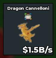 BS10344 DRAGON CANNELLONI WITH PAINT TRAIT 1.5B/s