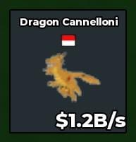 BS10345 DRAGON CANNELLONI WITH INDONESIA FLAGS TRAIT 1.2B/s