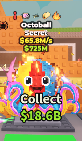 Octoball 65.8M/s | Traits : Tie, Nyan, Explosive, Taco, Fire