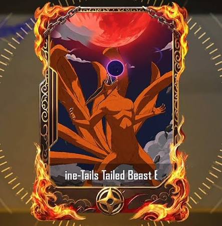 Nine - Tails Tailed Beast Ball Card ✨ Instantly Delivery ✨Via Uid✨
