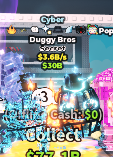 CYBER DUGGY BROS 3.6B/S (SPIDER + 8 TRAITS) – STEAL A BRAINROT – FAST DELIVERY & TRUSTED #W9NF4J