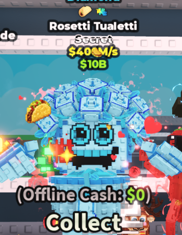 DIAMOND ROSETTI TUALETTI 400M/S (TACO + GLITCH) – STEAL A BRAINROT – FAST DELIVERY & TRUSTED #R8ZO1S