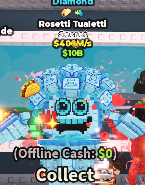 DIAMOND ROSETTI TUALETTI 400M/S (TACO + GLITCH) – STEAL A BRAINROT – FAST DELIVERY & TRUSTED #R8ZO1S