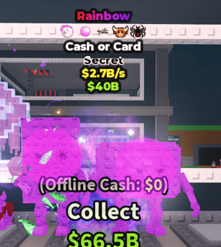 **RAINBOW CASH OR CARD 2.7B/S (BULL + 4 TRAITS) – STEAL A BRAINROT – FAST DELIVERY & TRUSTED #W5TC6N**