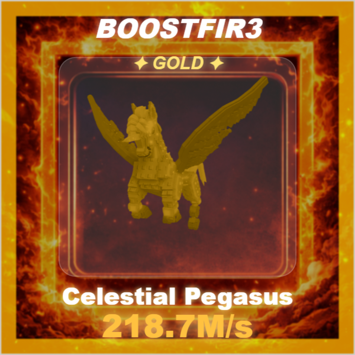 🔥 Celestial Pegasus 🔥 218.7M/s 🔥 Gold 🔥