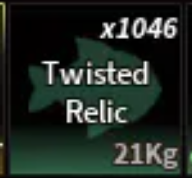 1x TWISTED RELIC