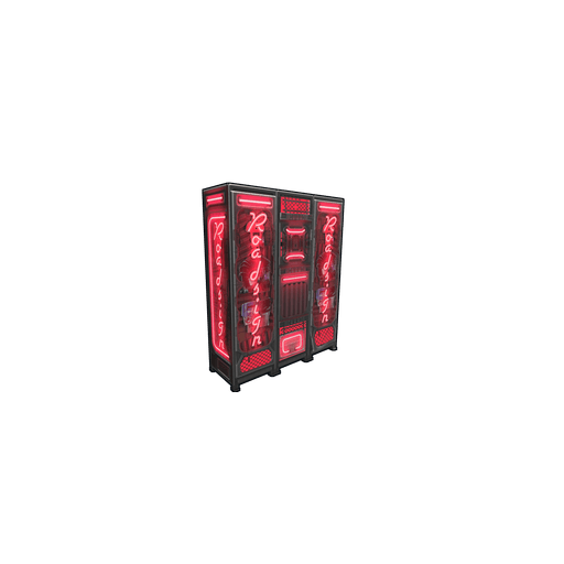 Neon Roadsign Locker